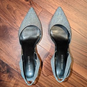 Marc Fisher sparkly pointed toe heels (Size 7.5)